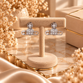Boucles d’Oreilles Argentées Élégantes à Strass ✨
